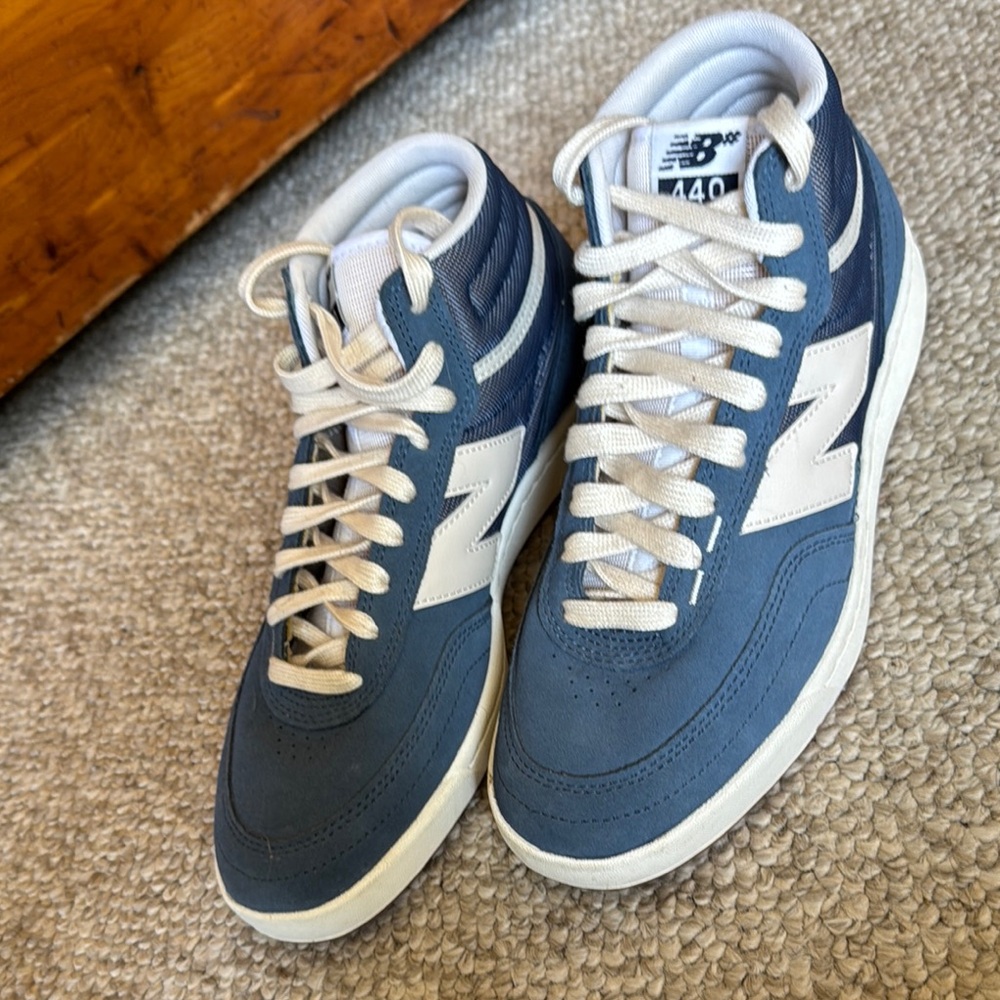 New Balance 440 Blue and White Sneakers Classic Style